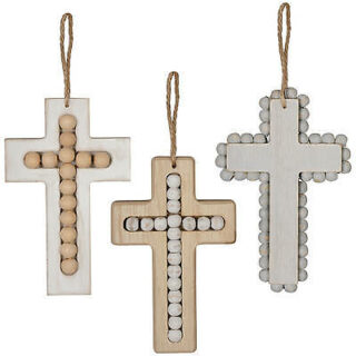 096069141952 Beaded Hanging Crosses