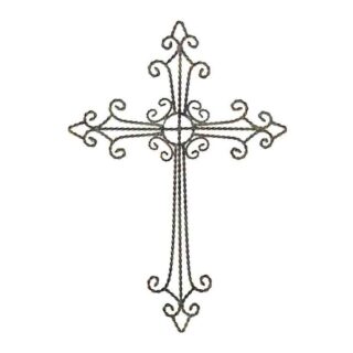 603799323031 Antique Grey Metal Cross