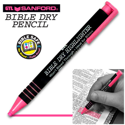 634989260096 Bible Dry Highlighter Pencil