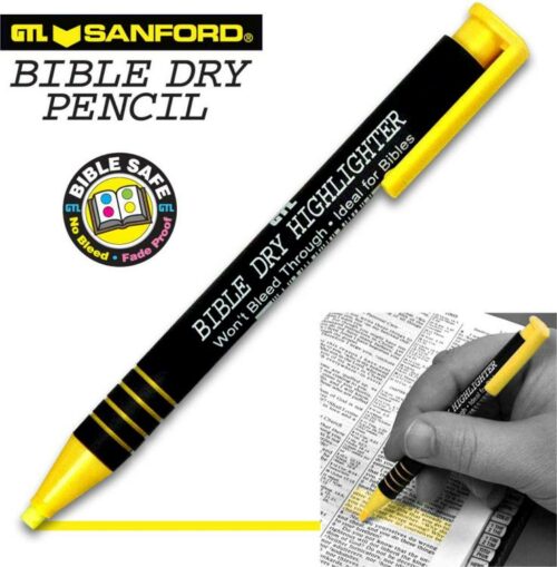 634989260256 Bible Dry Highlighter Pencil