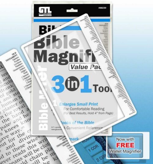 634989882304 Bible Magnifier Value Pack