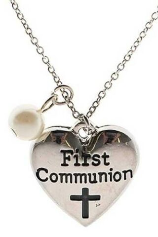 089945654943 1st Communion Heart Pearl