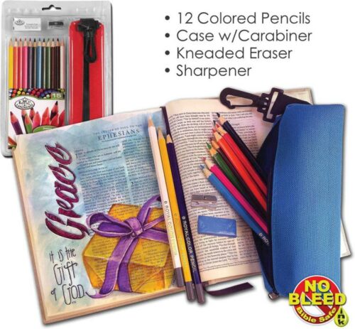 090672356666 Royal And Langnickel Color Pencils With Case