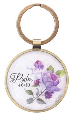 1220000134003 Be Still And Know Keyring In A Tin Psalm 46:10