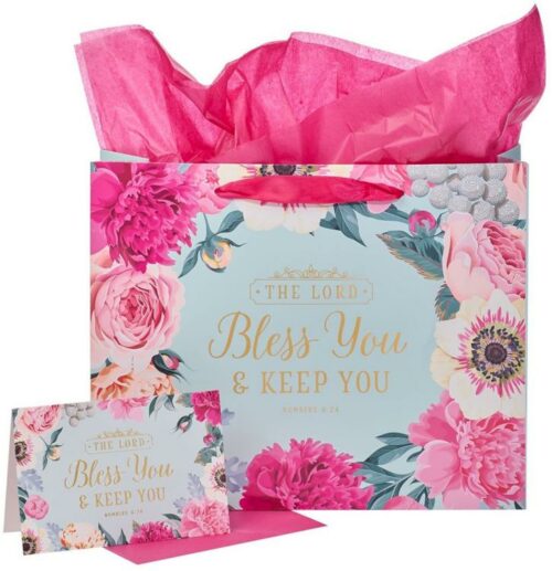 1220000138346 Bless You And Keep You Large With Card And Tissue