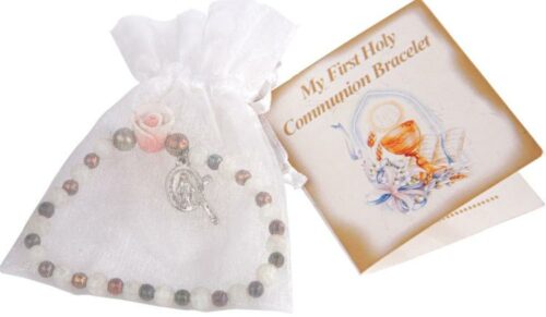602383203049 My First Holy Communion Pearl Rose (Bracelet/Wristband)