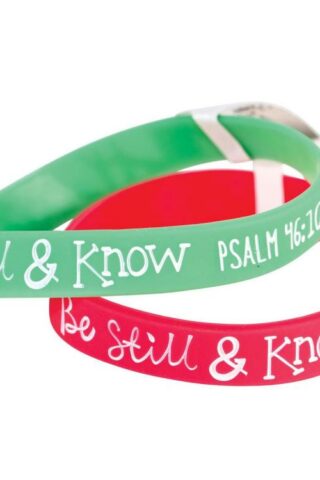 603799102148 Be Still And Know Silicone (Bracelet/Wristband)