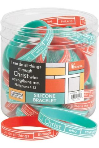 603799342469 Philippians 4:13 Silicone (Bracelet/Wristband)