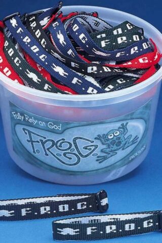 603799358279 FROG Primary Woven (Bracelet/Wristband)