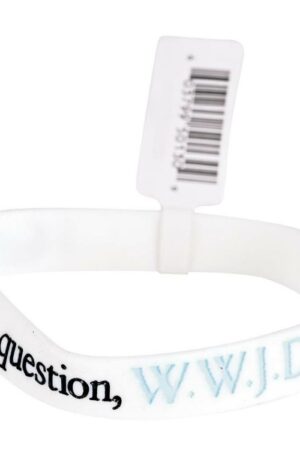 603799501309 Mustache WWJD Silicone (Bracelet/Wristband)