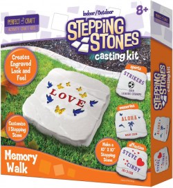605444076118 Perfect Craft Stepping Stones Casting Kit Indoor Outdoor