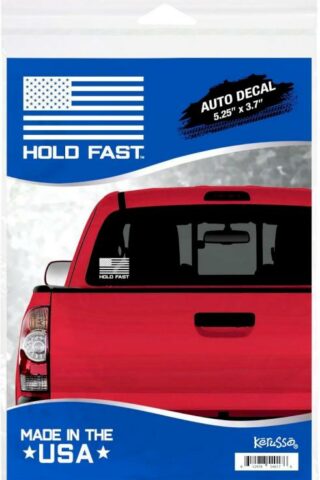 612978540183 Hold Fast Flag Logo Vinyl Decal (Bumper Sticker)