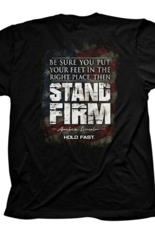 612978560686 Hold Fast Lincoln Flag (2XL T-Shirt)