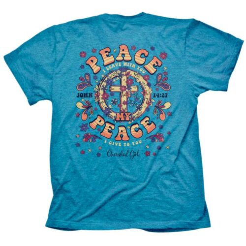 612978568699 Cherished Girl Peace (Medium T-Shirt)