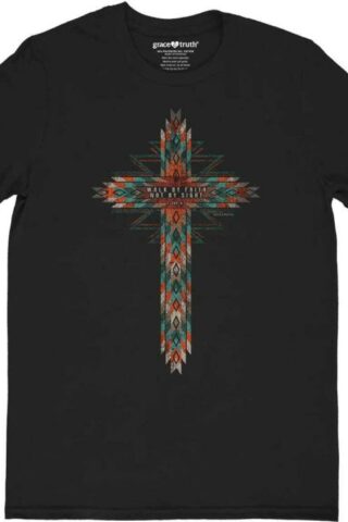 612978596807 Grace And Truth Southwestern Cross (Large T-Shirt)