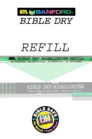 634989264261 Bible Dry Highlighter Pencil Refill