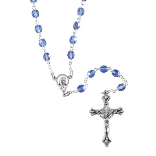 714611096283 Dark Sapphire Beads (Rosary)