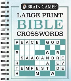 9781640308459 Brain Games Large Print Bible Crosswords (Large Type)