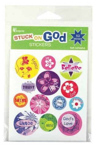 603799569095 Florals Stuck On God Stickers