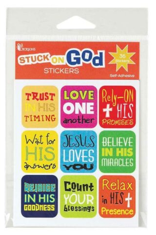 603799581424 Inspirational Stuck On God Stickers