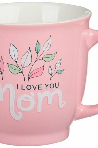 1220000324893 I Love You Mom Pink Leaves Ceramic Isaiah 62:4