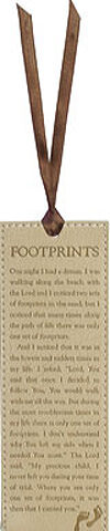 6006937070141 Footprints LuxLeather PageMarker