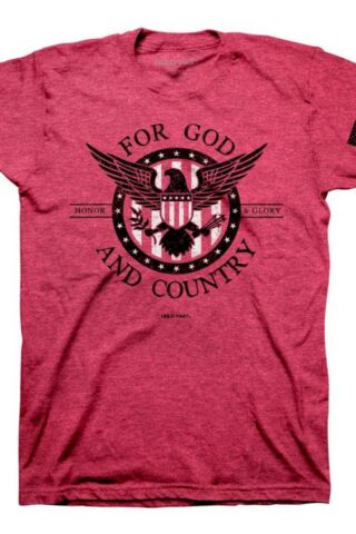 612978528358 Hold Fast For God And Country (Large T-Shirt)