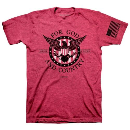 612978528358 Hold Fast For God And Country (Large T-Shirt)