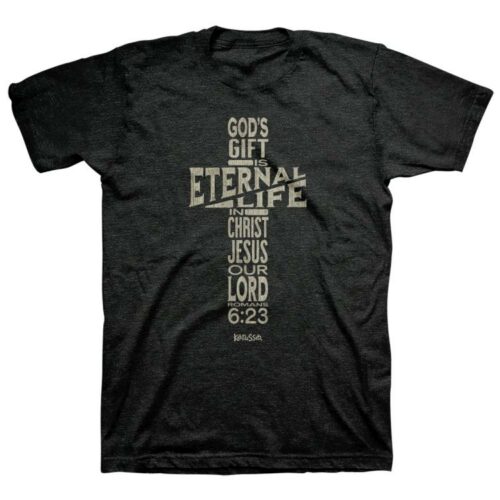 612978585238 Kerusso Eternal Life Cross (Medium T-Shirt)