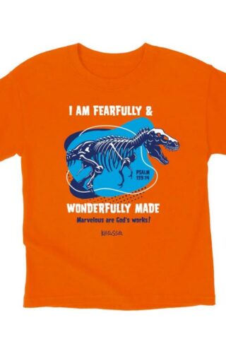 612978585450 Kerusso Kids Wonderfully Made Dinosaur (Small T-Shirt)