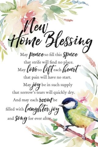 737682050015 New Home Blessing (Plaque)