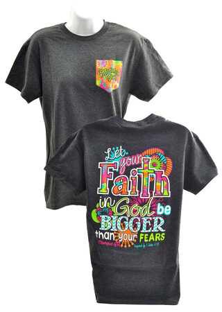 612978301821 Cherished Girl Big Faith (Medium T-Shirt)