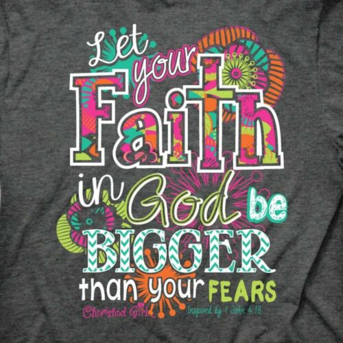 612978301838 Cherished Girl Big Faith (Large T-Shirt)