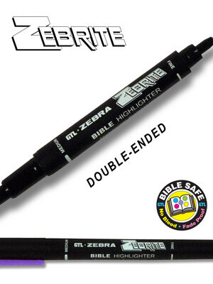 045888720800 Zebrite Double Ended Highlighter