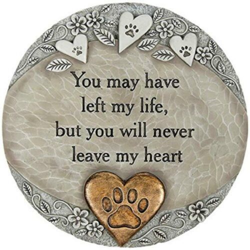 096069123545 Pet Heart Serene Garden Stone