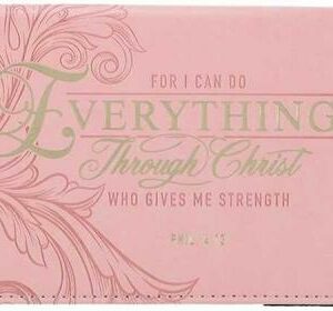 1220000321137 For I Can Do Everything Through Christ Checkbook Cover