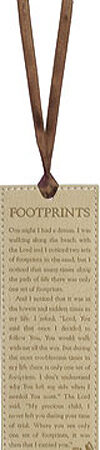 6006937070141 Footprints LuxLeather PageMarker