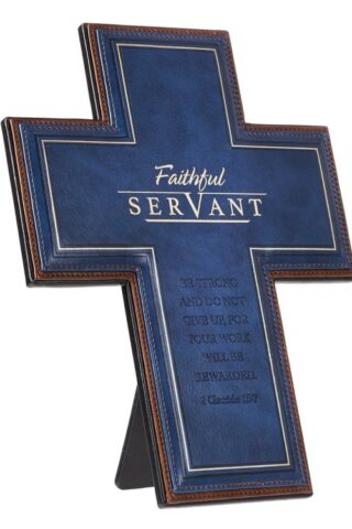 6006937139367 Faithful Servant LuxLeather Cross