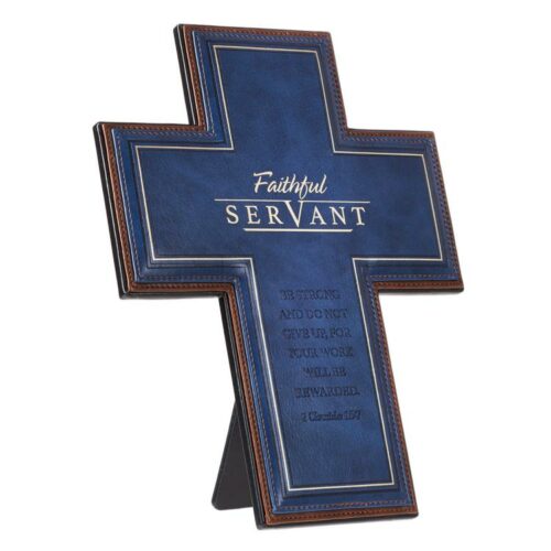 6006937139367 Faithful Servant LuxLeather Cross