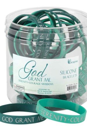 603799315647 Serenity Prayer Silicone (Bracelet/Wristband)