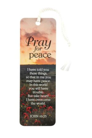 603799327770 Pray For Peace Jn 16:33 Tassel