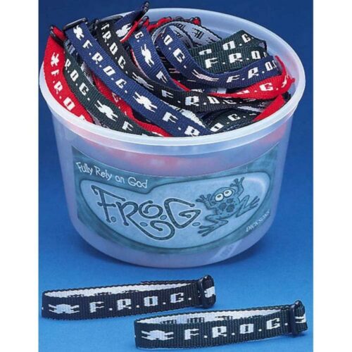 603799358279 FROG Primary Woven (Bracelet/Wristband)