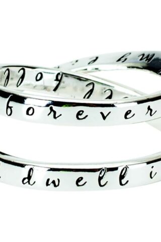 603799369305 Psalm 23:6 Double Mobius (Size 9 Ring)