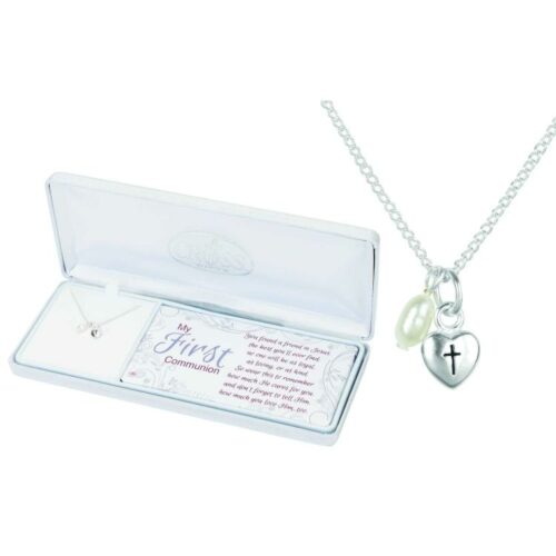 603799369886 My First Communion Cross With Pearl Drop