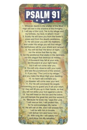 603799561303 Psalm 91 Bookmark