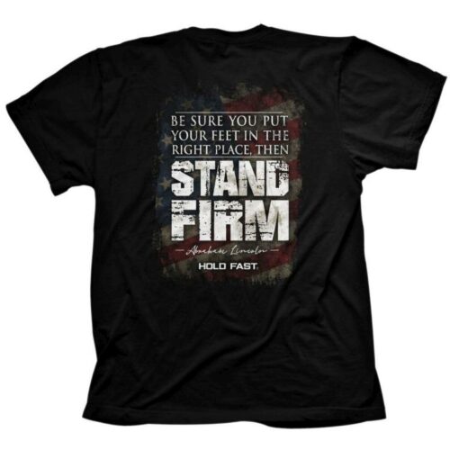 612978560686 Hold Fast Lincoln Flag (2XL T-Shirt)