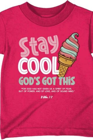 612978585498 Kerusso Kids Stay Cool Gods Got This (T-Shirt)