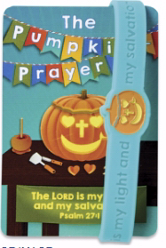 615122155509 Pumpkin Prayer Silicone (Bracelet/Wristband)