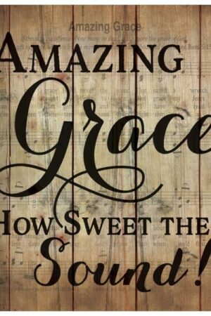 656200184509 Amazing Grace Pallet Art (Plaque)