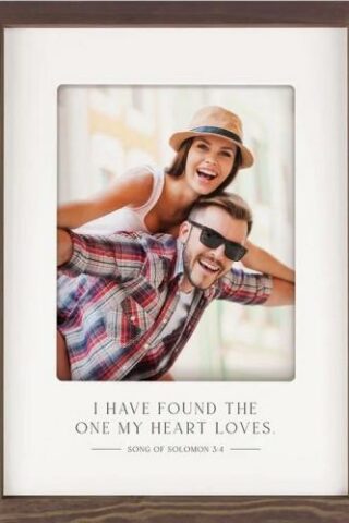 656200847343 I Have Found The One My Heart Loves Photo Frame